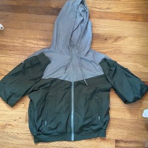 Forever 21 green windbreaker